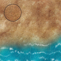 Mats by Mars: Treasure Beach Tabletop Wargaming Play Mat