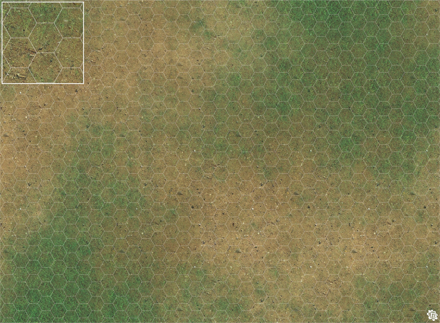 Mats by Mars: Grassy Spring Tabletop Wargaming Play Mat