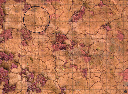 Badlands Wasteland Play Mat - Premium Tabletop Wargaming Surface by Mats by Mars