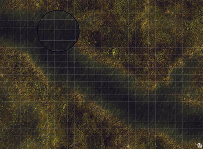 Swamplands Bog Play Mat - Premium Tabletop Wargaming Surface by Mats by Mars