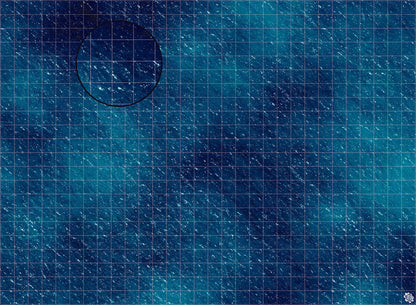 Dark Caribbean Tropical Play Mat - Premium Tabletop Wargaming Surface by Mats by Mars
