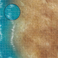 Mats by Mars: Treasure Beach Tabletop Wargaming Play Mat