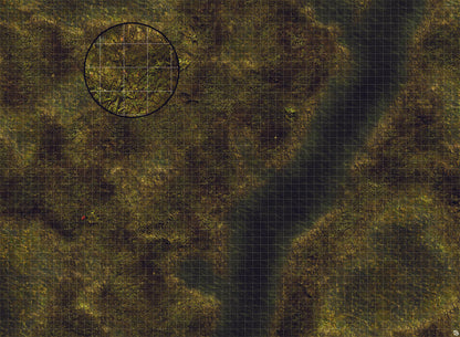 Swamplands Bog Play Mat - Premium Tabletop Wargaming Surface by Mats by Mars