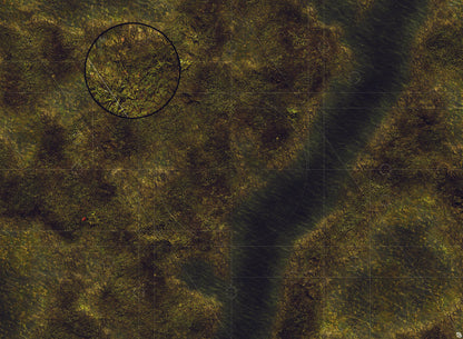 Swamplands Bog Play Mat - Premium Tabletop Wargaming Surface by Mats by Mars