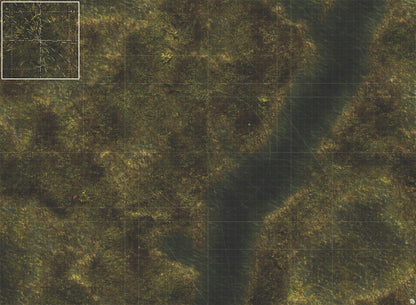 Swamplands Bog Play Mat - Premium Tabletop Wargaming Surface by Mats by Mars