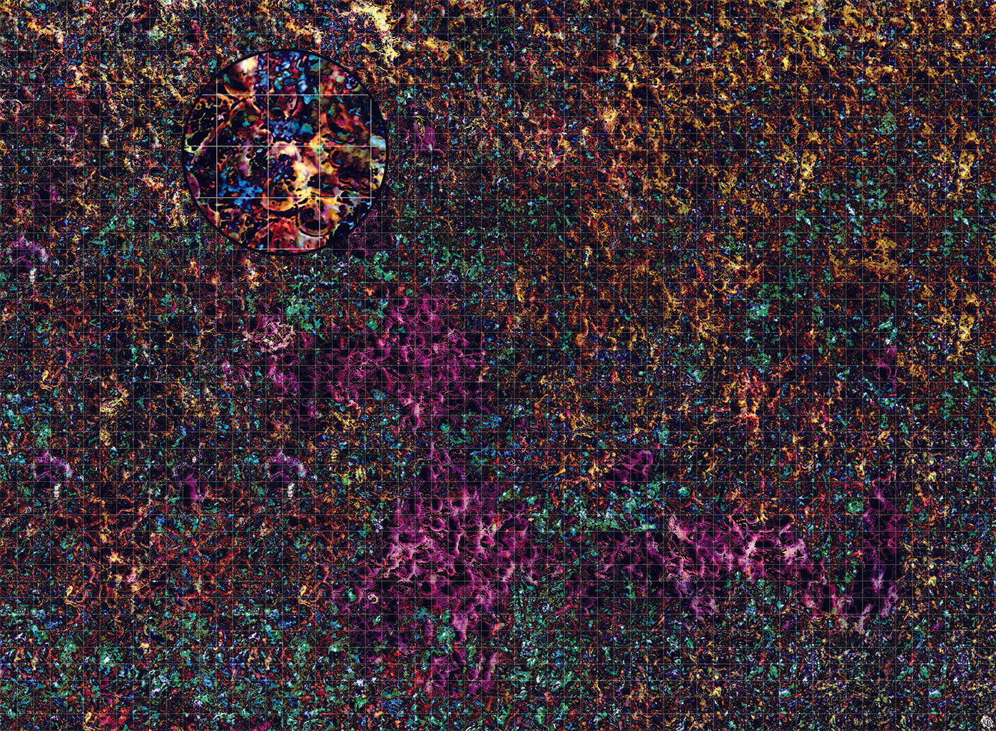 Mats by Mars: Mushroom Forest Tabletop Wargaming Play Mat