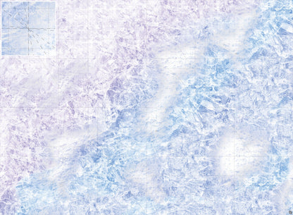 Mats by Mars: Frozen Lake Tabletop Wargaming Play Mat