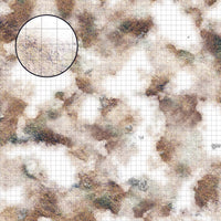 Mats by Mars: Snowy Tundra Tabletop Wargaming Play Mat