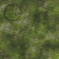 Mats by Mars: Overgrown Cobbles Tabletop Wargaming Play Mat
