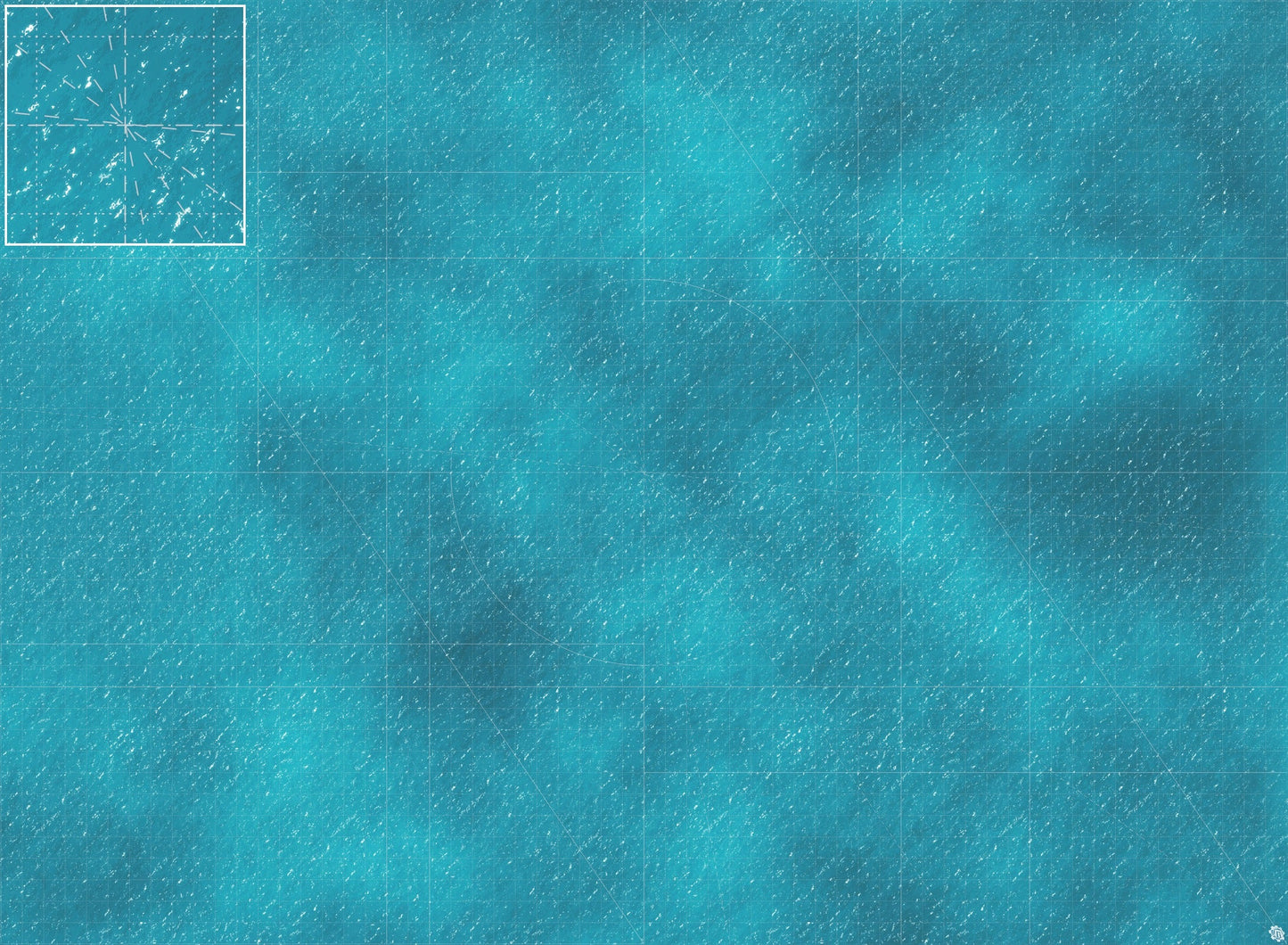 Mats by Mars: Sunny Caribbean Tabletop Wargaming Play Mat