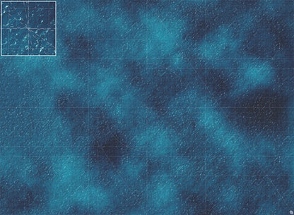 Dark Caribbean Tropical Play Mat - Premium Tabletop Wargaming Surface by Mats by Mars