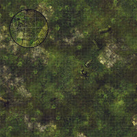 Mats by Mars: Forgotten Temple (Plaza) Tabletop Wargaming Play Mat