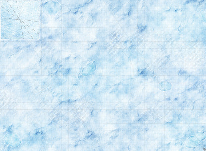 Mats by Mars: Frosty Cobbles Tabletop Wargaming Play Mat