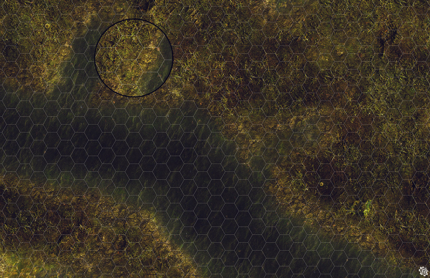 Swamplands Bog Play Mat - Premium Tabletop Wargaming Surface by Mats by Mars
