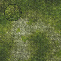 Mats by Mars: Overgrown Cobbles Tabletop Wargaming Play Mat