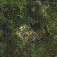 Mats by Mars: Forgotten Temple (Plaza) Tabletop Wargaming Play Mat