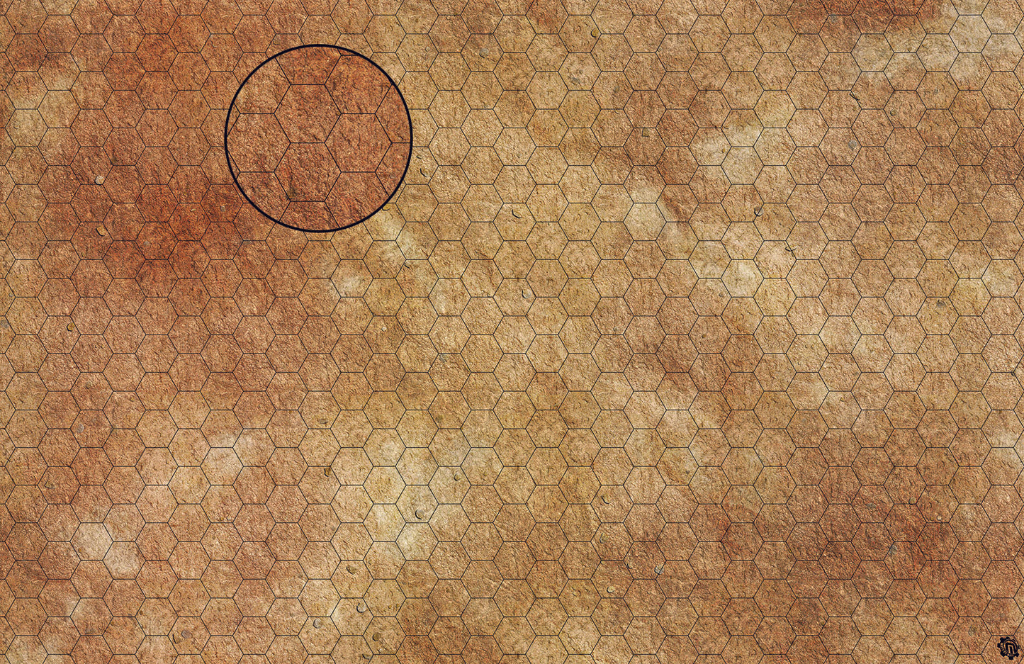 Swallowing Sand Desert Play Mat - Premium Tabletop Wargaming Surface by Mats by Mars