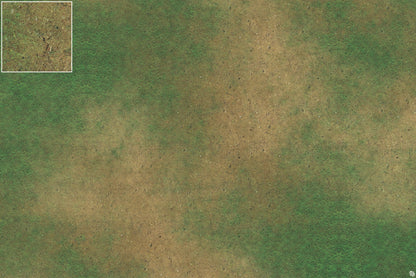 Mats by Mars: Grassy Spring Tabletop Wargaming Play Mat