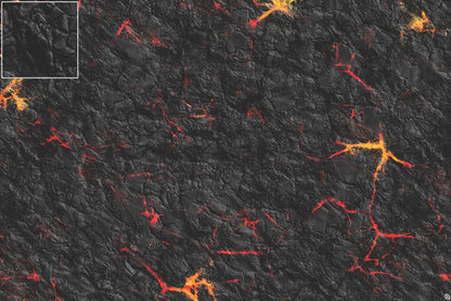 Mats by Mars: Molten Crust Tabletop Wargaming Play Mat