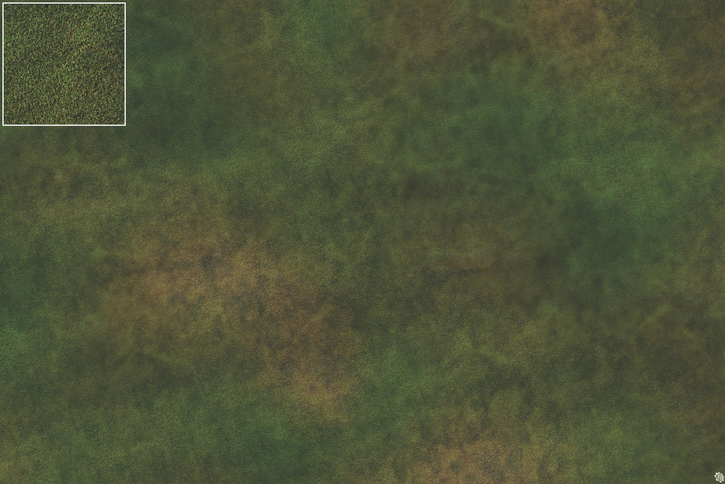 Mats by Mars: Green Meadow Tabletop Wargaming Play Mat