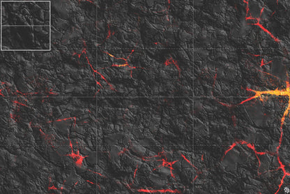 Mats by Mars: Molten Crust Tabletop Wargaming Play Mat