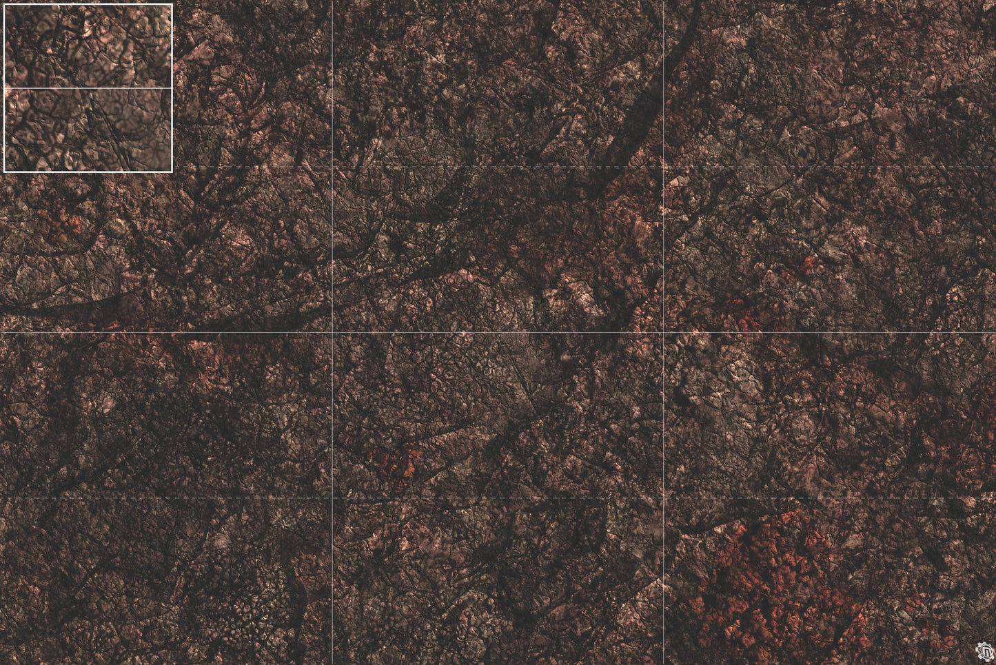 Mats by Mars: Shattered Soil Tabletop Wargaming Play Mat