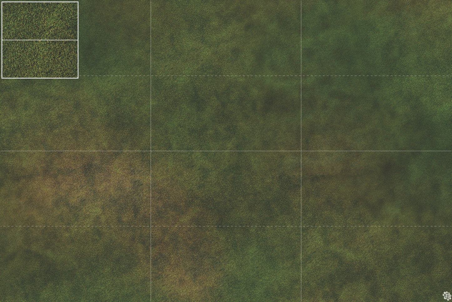 Mats by Mars: Green Meadow Tabletop Wargaming Play Mat