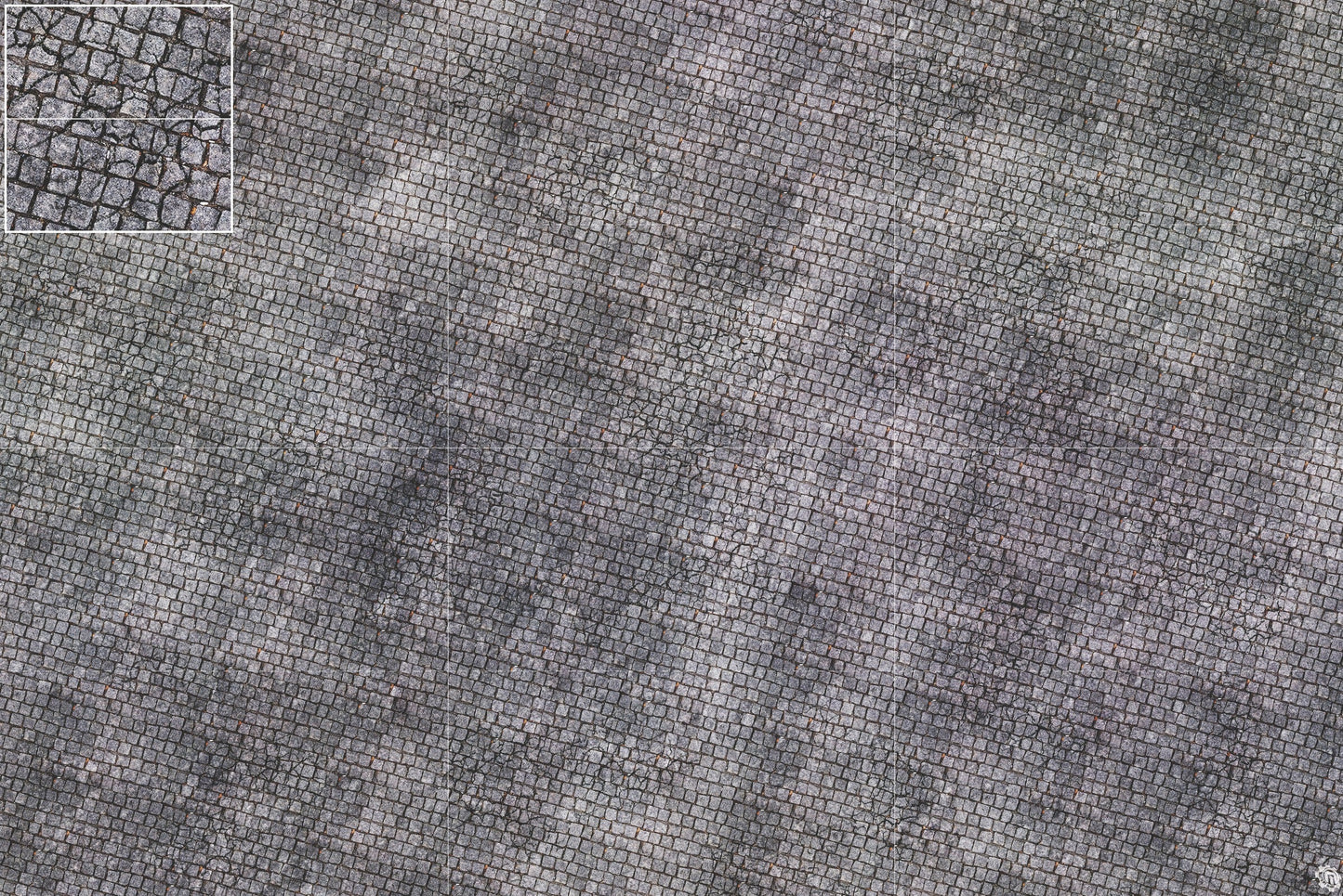 Mats by Mars: Bustling City Tabletop Wargaming Play Mat
