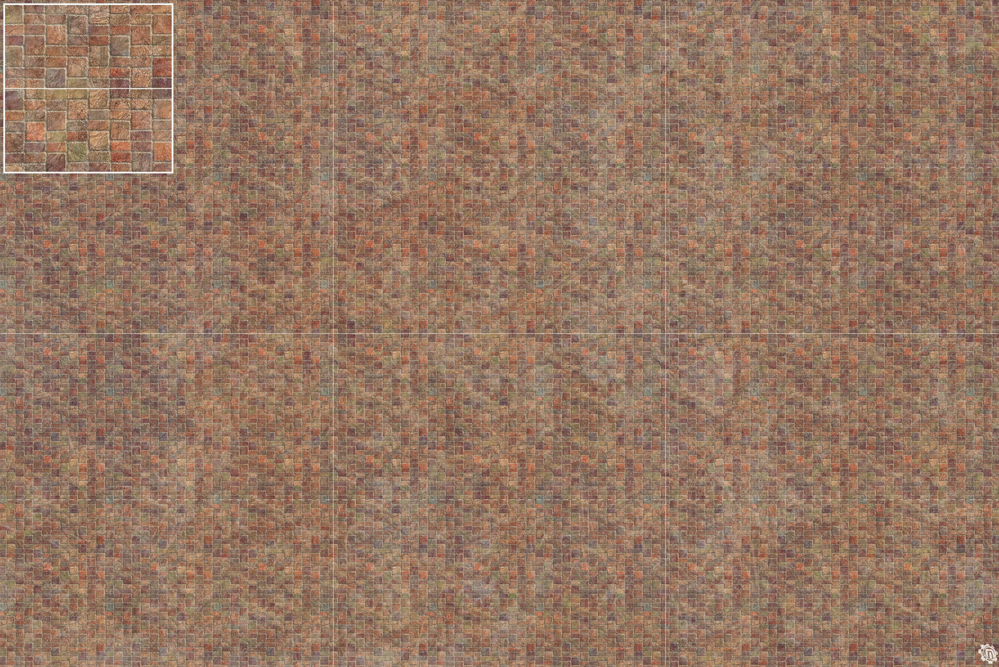 Mats by Mars: Sett in Stone (Red) Tabletop Wargaming Play Mat