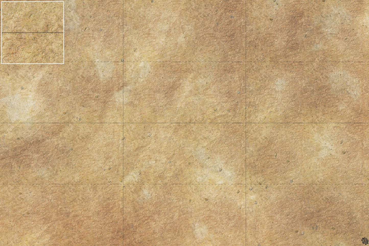 Swallowing Sand Desert Play Mat - Premium Tabletop Wargaming Surface by Mats by Mars
