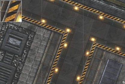 Mats by Mars: Factory Floor Tabletop Wargaming Play Mat