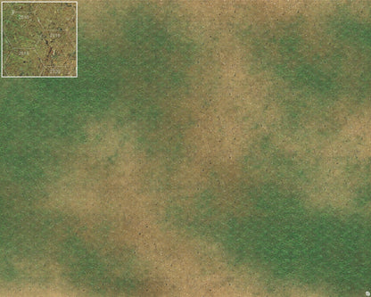 Mats by Mars: Grassy Spring Tabletop Wargaming Play Mat