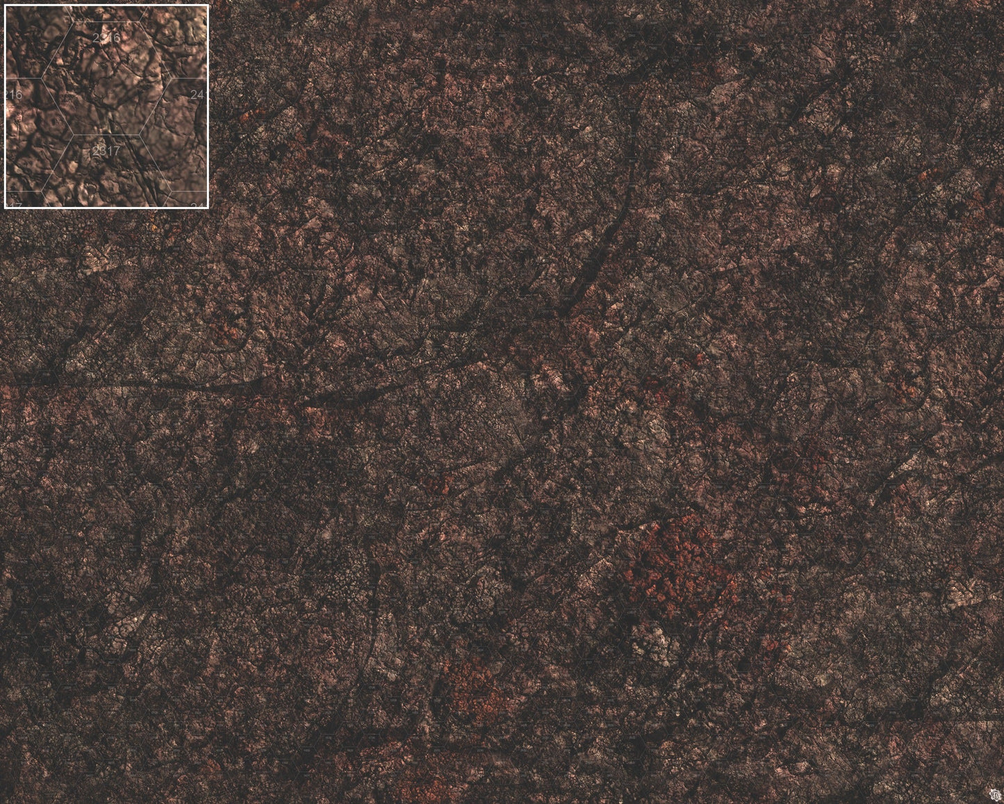 Mats by Mars: Shattered Soil Tabletop Wargaming Play Mat