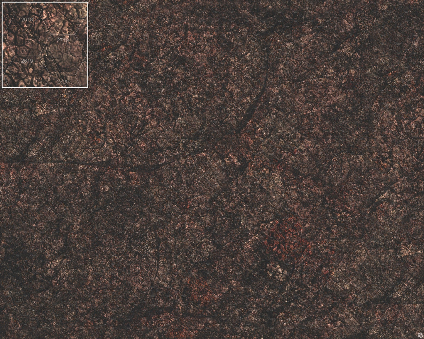 Mats by Mars: Shattered Soil Tabletop Wargaming Play Mat