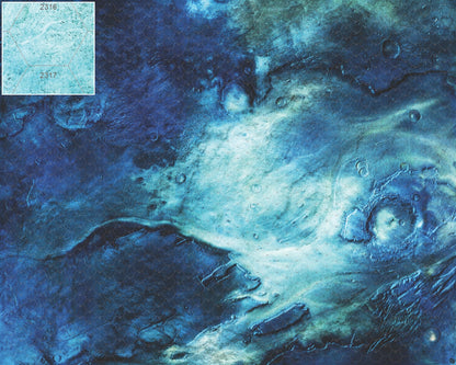 Rimecrust Frozen Tundra Play Mat - Premium Tabletop Wargaming Surface by Mats by Mars
