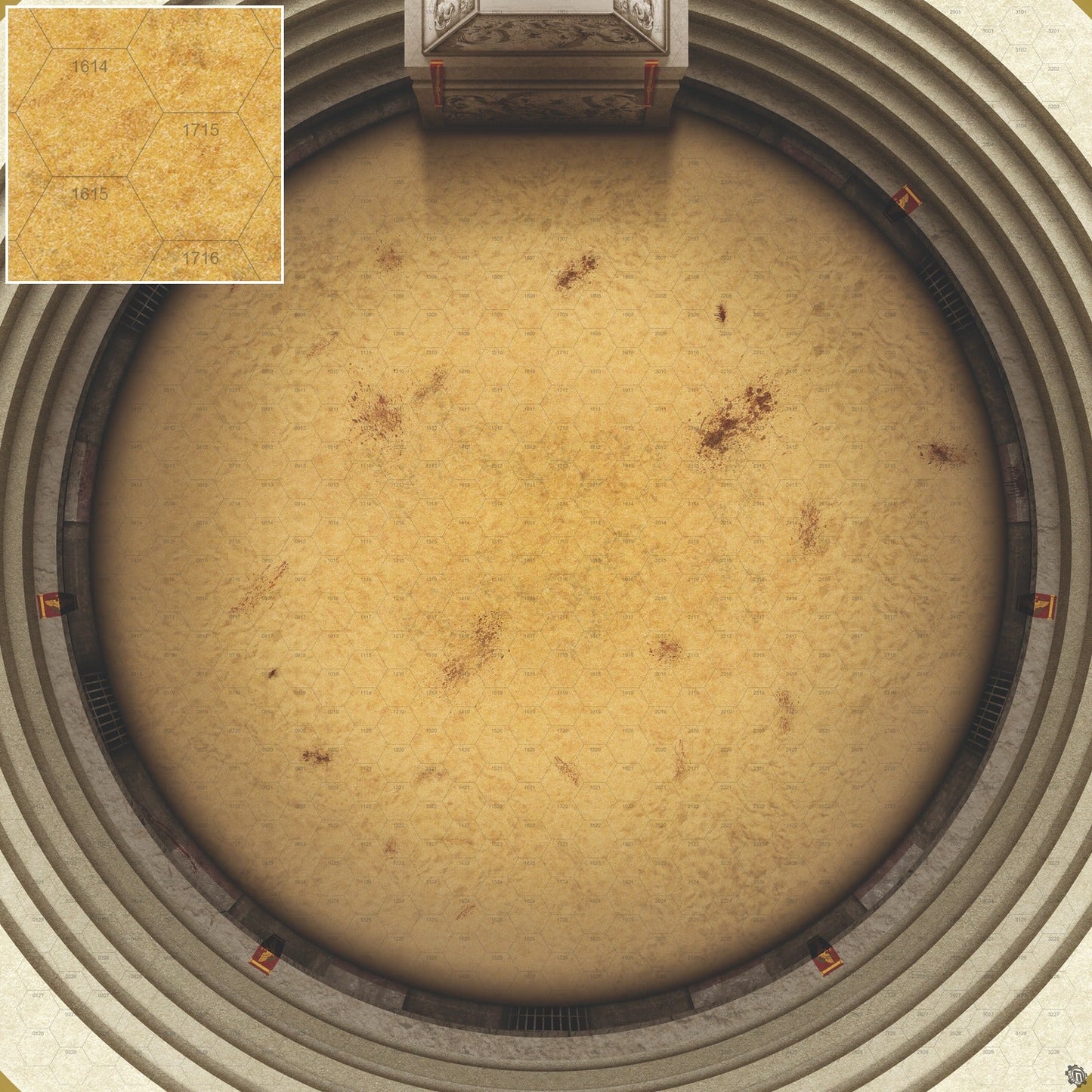 Mats by Mars:  Blood & Sand  - Arena Rex Compatible Play Mat