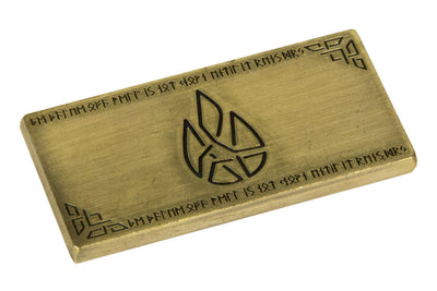 Fantasy Coins - Small Antique Gold Dwarven Bar (1)