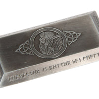 Fantasy Coins - Large Antique Silver Dwarven Bar (1)