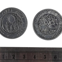 Fantasy Coins - Elven Silver Piece