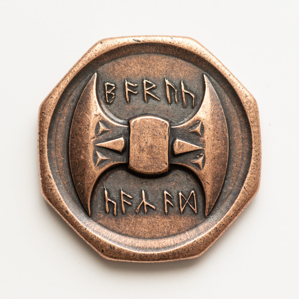 Dwarven Axe of Thrain Copper Coin