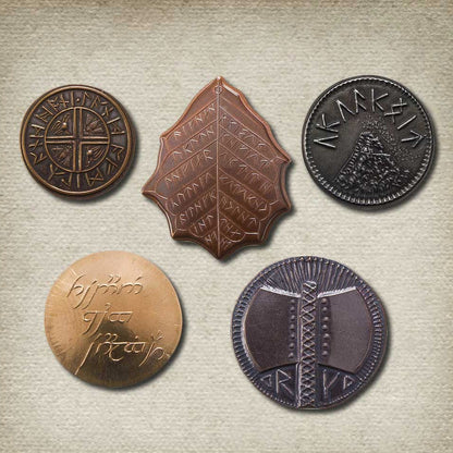 The Lord of the Rings™ Set #1 - Middle-earth Set of Five Coins