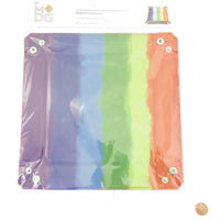 Water Color Velvet Folding Dice Tray 10in x 10in Metallic Dice Games
