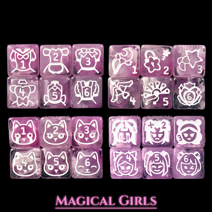 Magical Girls Dice Set