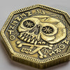 Memento Mori / Memento Vivere Reminder Brass Coin