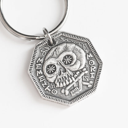 Memento Mori Silver Necklace or Charm - Memento Vivere Reminder Jewelry