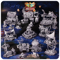 3D Printed Cast n Play Medieval Market 2 Terrain Set 28mm 32mm D&D