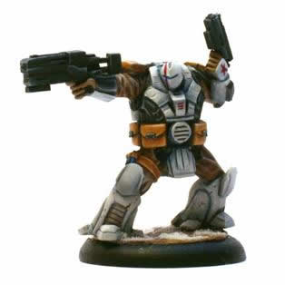 MMA011 Commissar - USCR - MERCS by Dynamic Gaming Miniatures