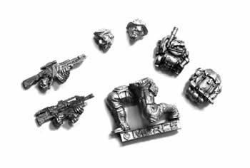 MMA019 Mod-Pack (1) - FCC - MERCS by Dynamic Gaming Miniatures