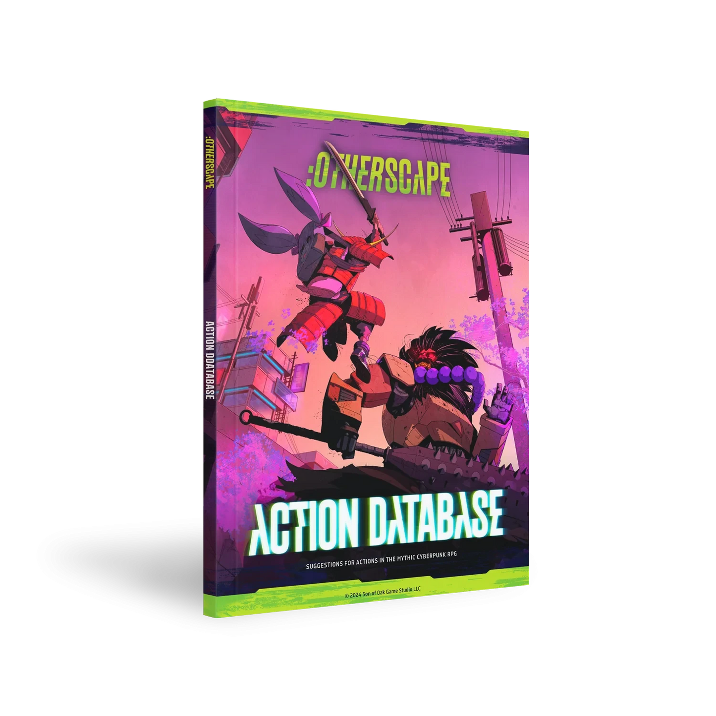 :Otherscape Action Database — 108-Page Mythic Cyberpunk RPG Supplement