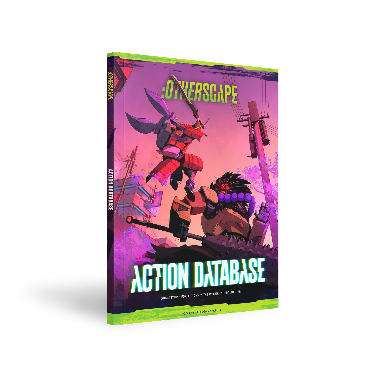 :Otherscape Action Database — 108-Page Mythic Cyberpunk RPG Supplement